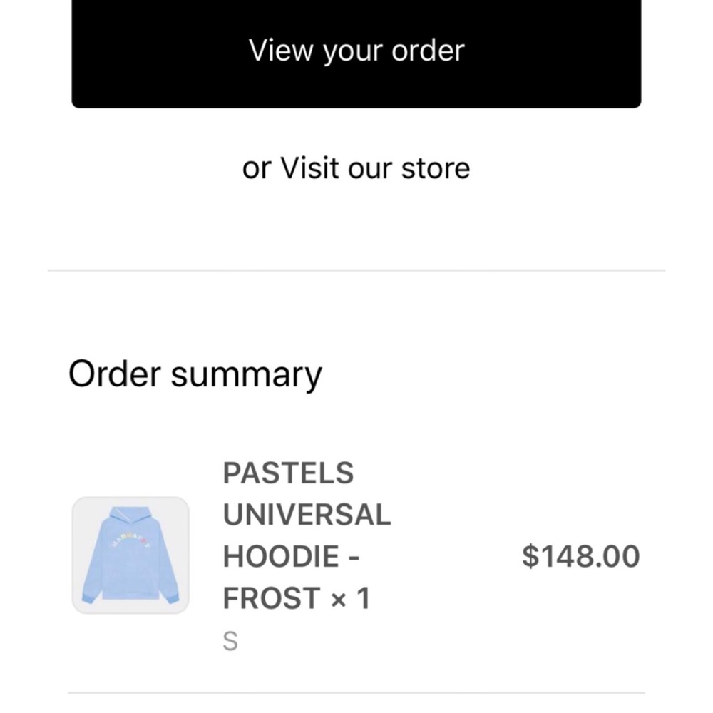 Madhappy Pastels Hoodie Size S READ DESCRIPTION